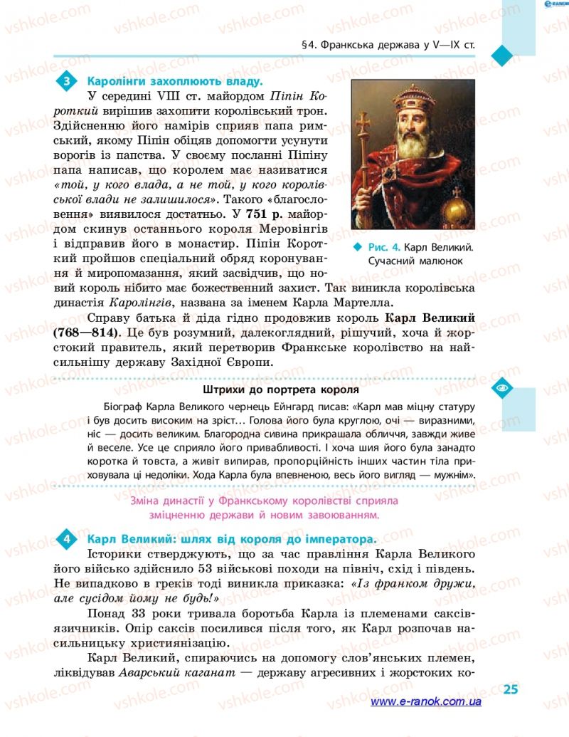 Страница 25 | Підручник Всесвітня історія 7 клас С.В. Д’ячков 2015