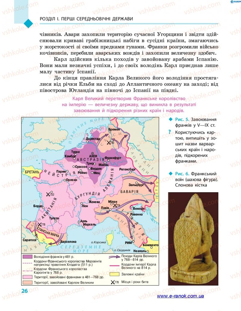 Страница 26 | Підручник Всесвітня історія 7 клас С.В. Д’ячков 2015