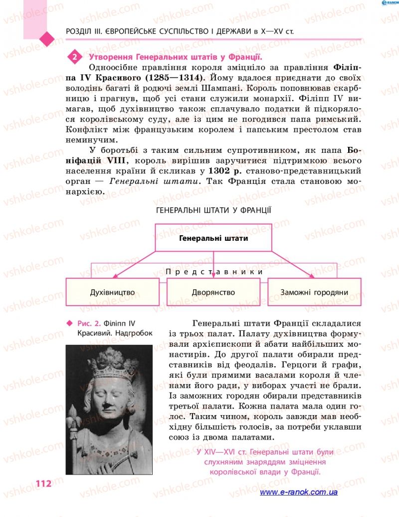 Страница 112 | Підручник Всесвітня історія 7 клас С.В. Д’ячков 2015
