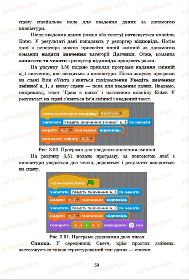 Страница 59 | Підручник Інформатика 7 клас А.М. Гуржій, В.В. Лапінський, Л.А. Карташова, В.Д. Руденко 2015