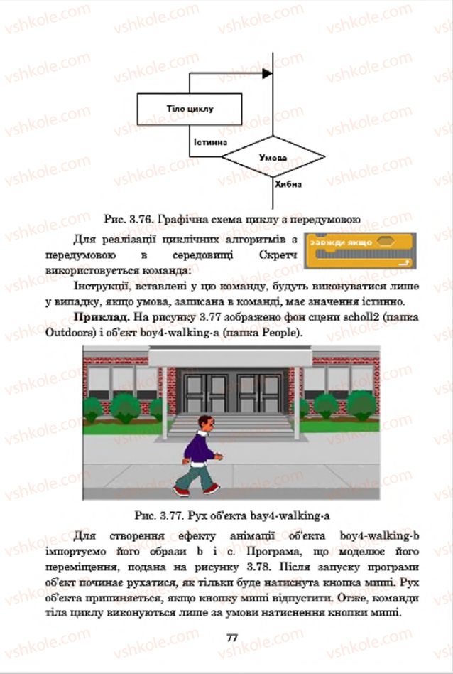 Страница 77 | Підручник Інформатика 7 клас А.М. Гуржій, В.В. Лапінський, Л.А. Карташова, В.Д. Руденко 2015