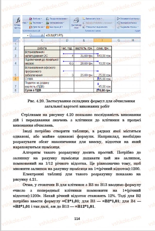 Страница 114 | Підручник Інформатика 7 клас А.М. Гуржій, В.В. Лапінський, Л.А. Карташова, В.Д. Руденко 2015