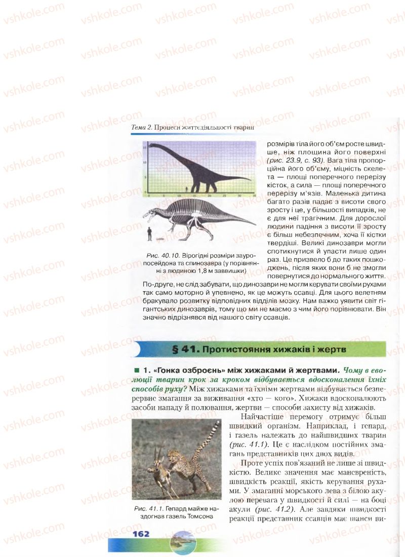 Страница 162 | Підручник Біологія 7 клас Д.А. Шабанов, М.О. Кравченко 2015