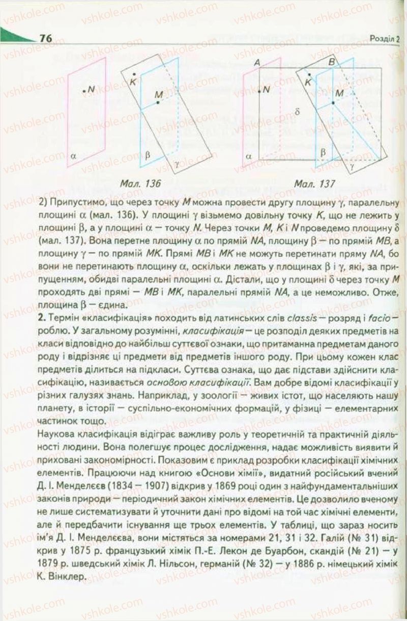 Страница 76 | Підручник Геометрія 10 клас М.І. Бурда, Н.А. Тарасенкова 2010 Академічний рівень