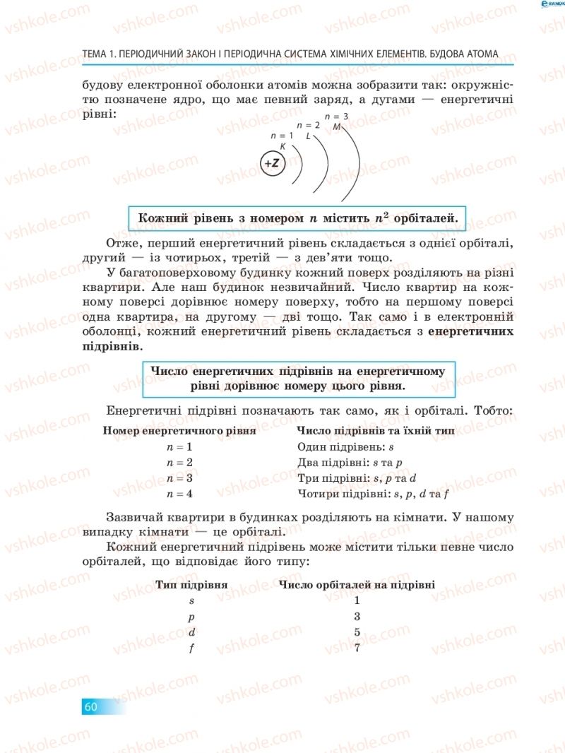 Страница 60 | Підручник Хімія 8 клас О.В. Григорович 2016