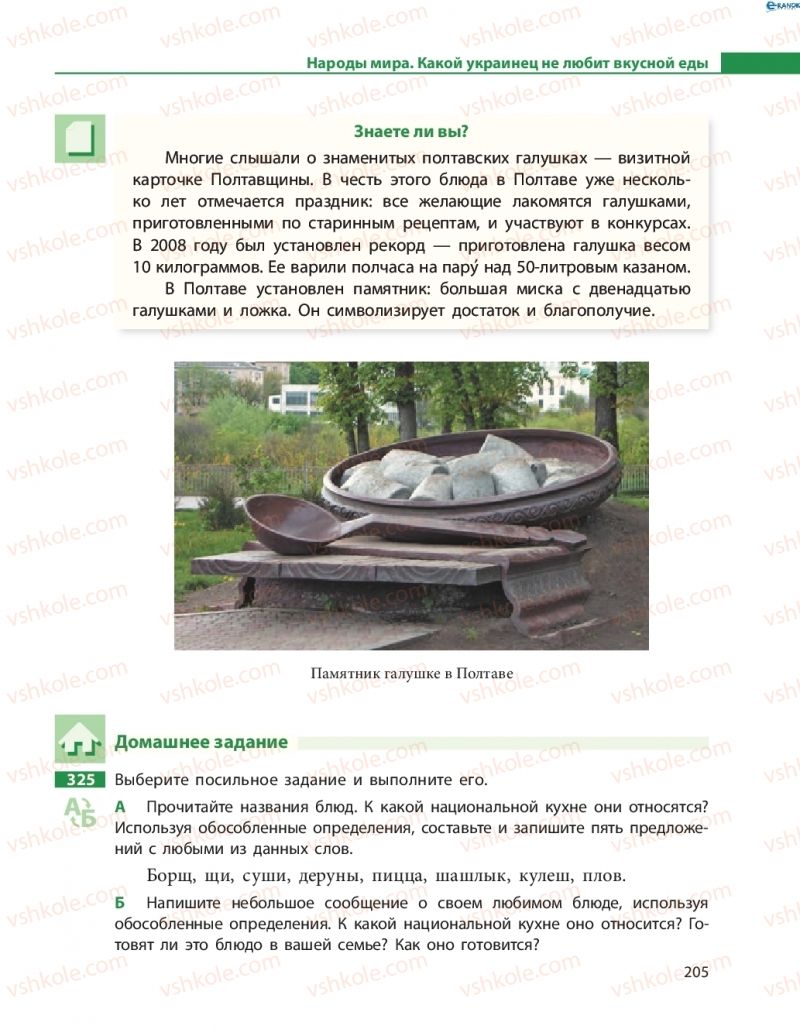 Страница 205 | Підручник Русский язык 8 клас Н.Ф. Баландина 2016 8 год обучения