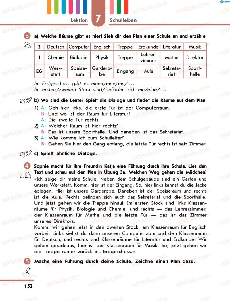 Страница 152 | Підручник Німецька мова 8 клас С.І. Сотникова 2016 4 рік навчання