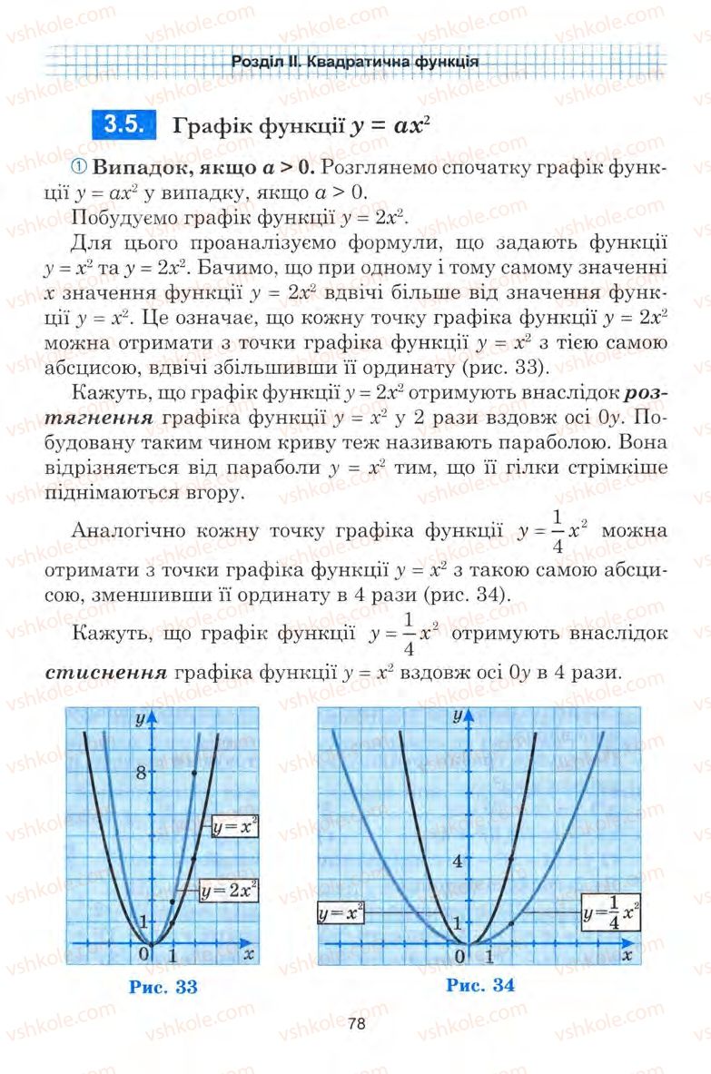 Страница 78 | Підручник Алгебра 9 клас Ю.І. Мальований, Г.М. Литвиненко, Г.М. Возняк 2009