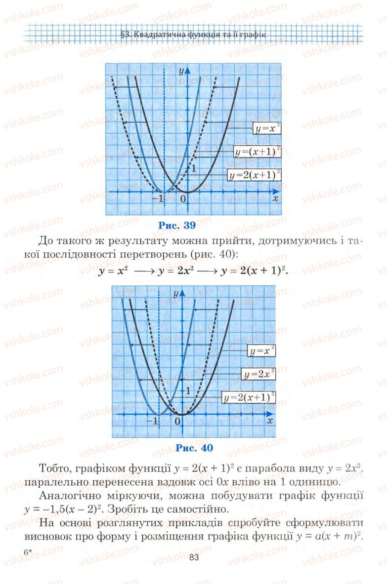 Страница 83 | Підручник Алгебра 9 клас Ю.І. Мальований, Г.М. Литвиненко, Г.М. Возняк 2009