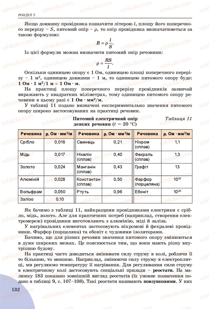 Страница 132 | Підручник Фізика 8 клас В.Д. Сиротюк 2016