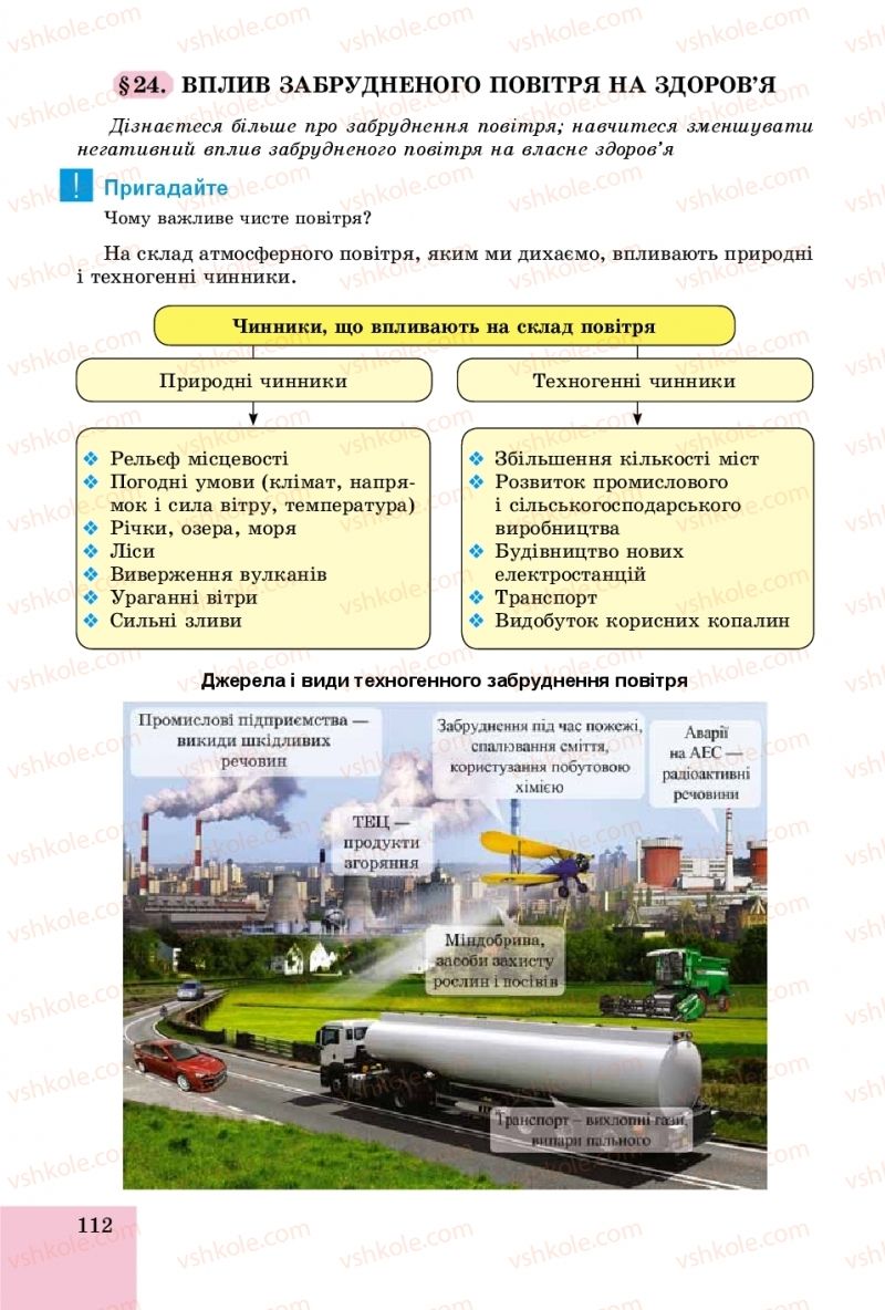 Страница 112 | Підручник Основи здоров'я 8 клас Т.Є. Бойченко, І.П. Василашко, О.К. Бурська 2016
