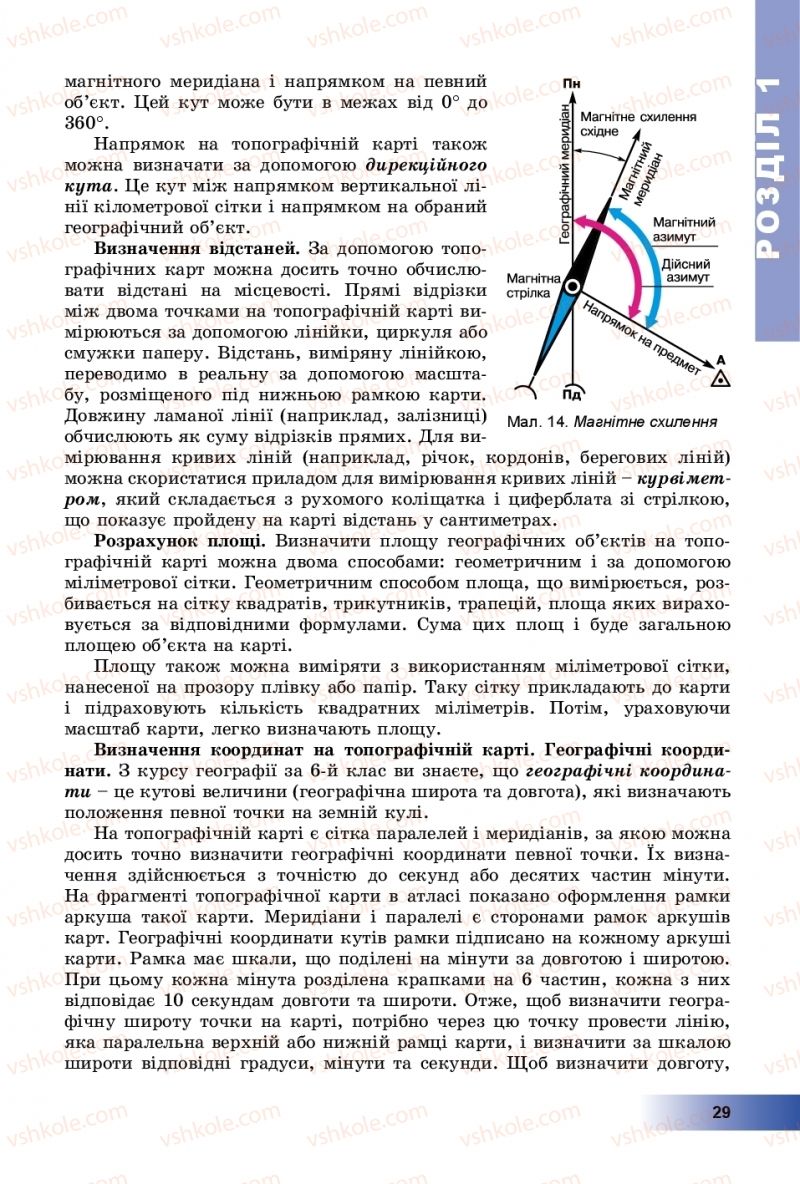 Страница 29 | Підручник Географія 8 клас В.Ю. Пестушко, Г.Ш. Уварова, А.І. Довгань 2016