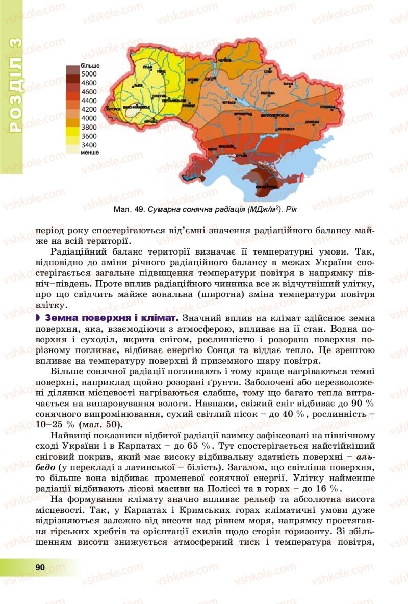 Страница 90 | Підручник Географія 8 клас В.Ю. Пестушко, Г.Ш. Уварова, А.І. Довгань 2016