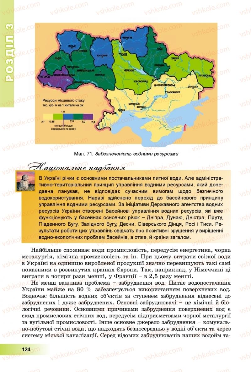 Страница 124 | Підручник Географія 8 клас В.Ю. Пестушко, Г.Ш. Уварова, А.І. Довгань 2016