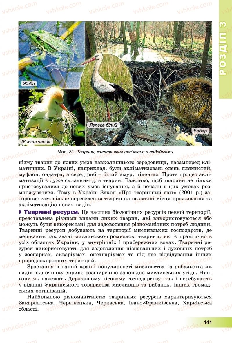 Страница 141 | Підручник Географія 8 клас В.Ю. Пестушко, Г.Ш. Уварова, А.І. Довгань 2016