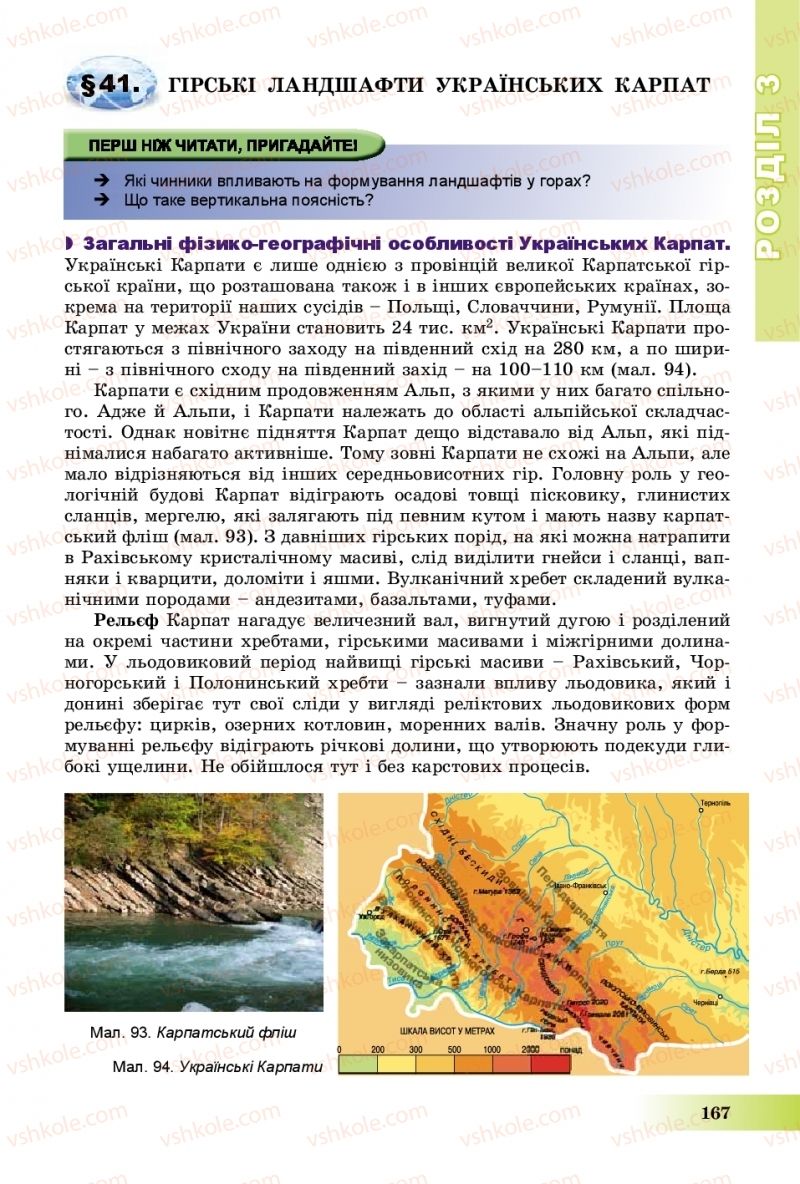Страница 167 | Підручник Географія 8 клас В.Ю. Пестушко, Г.Ш. Уварова, А.І. Довгань 2016