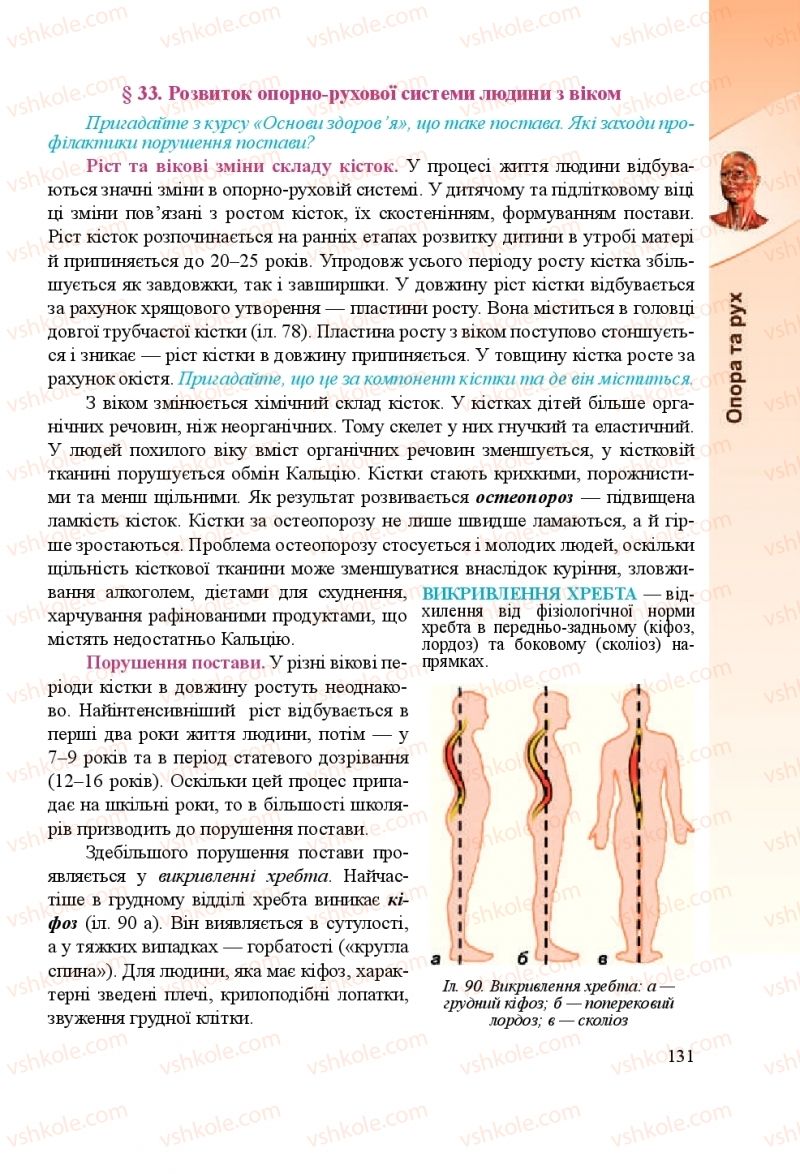 Страница 131 | Підручник Біологія 8 клас Н.Й. Міщук, Г.Я. Жирська, А.В. Степанюк, Л.С. Барна 2016
