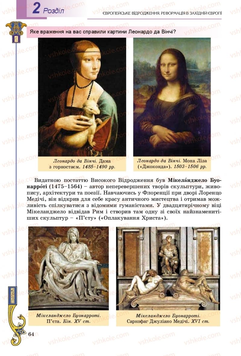 Страница 64 | Підручник Всесвітня історія 8 клас Н.Г. Подаляк, І.Б. Лукач, Т.В. Ладиченко 2016