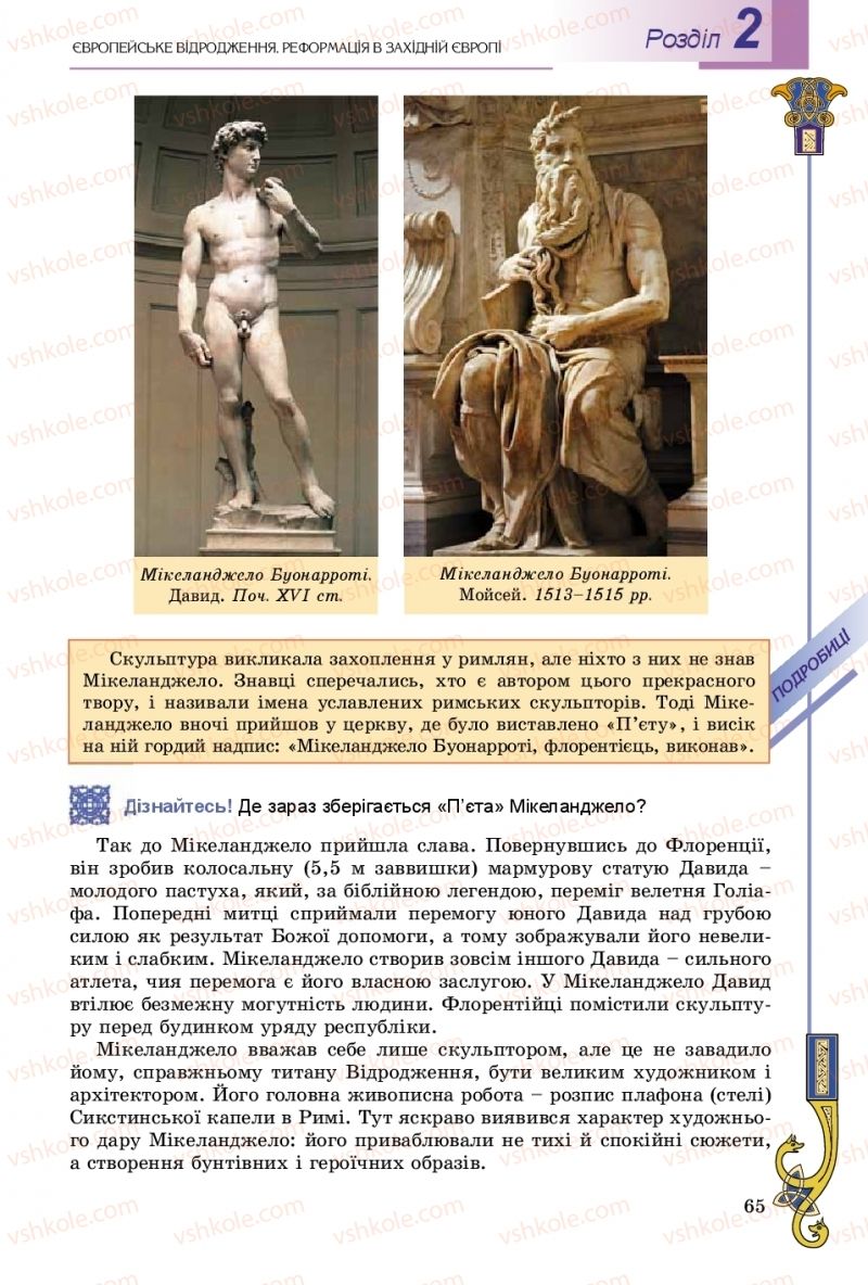 Страница 65 | Підручник Всесвітня історія 8 клас Н.Г. Подаляк, І.Б. Лукач, Т.В. Ладиченко 2016