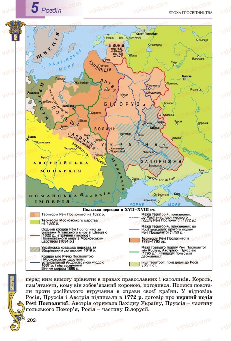 Страница 202 | Підручник Всесвітня історія 8 клас Н.Г. Подаляк, І.Б. Лукач, Т.В. Ладиченко 2016