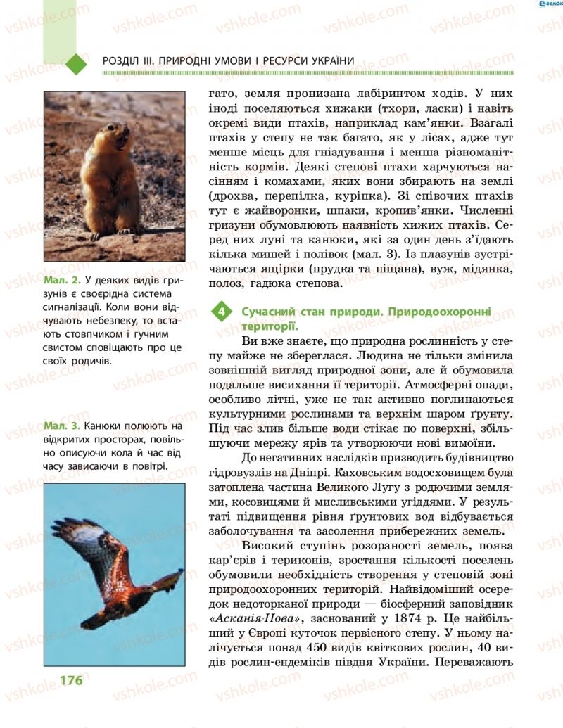 Страница 176 | Підручник Географія 8 клас Г.Д. Довгань, О.Г. Стадник 2016