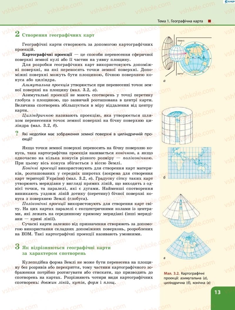 Страница 13 | Підручник Географія 8 клас Л.М. Булава 2016