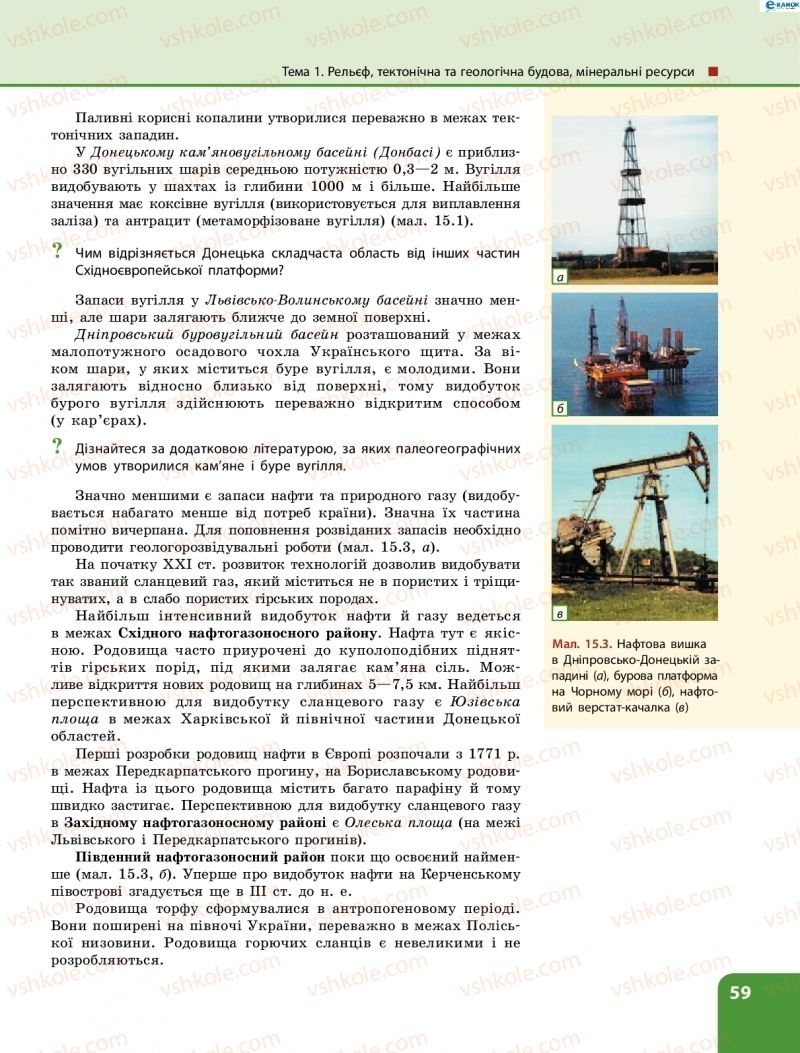 Страница 59 | Підручник Географія 8 клас Л.М. Булава 2016