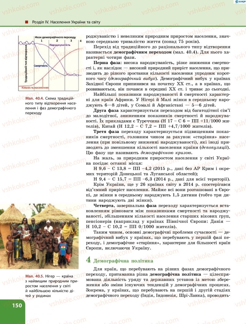Страница 150 | Підручник Географія 8 клас Л.М. Булава 2016