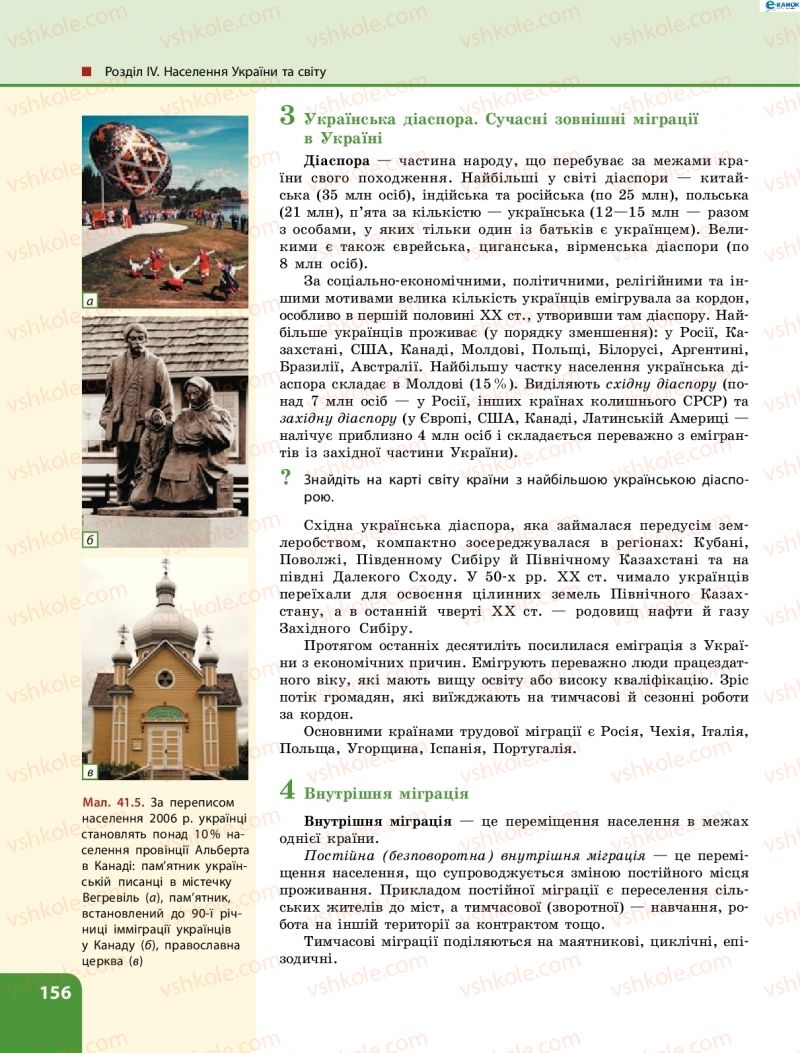 Страница 156 | Підручник Географія 8 клас Л.М. Булава 2016
