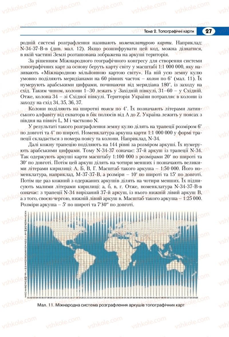 Страница 27 | Підручник Географія 8 клас С.Г. Кобернік, Р.Р. Коваленко 2016