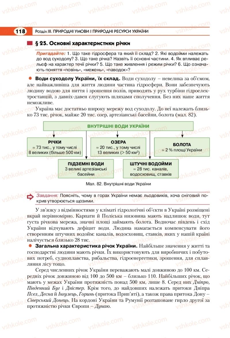 Страница 118 | Підручник Географія 8 клас С.Г. Кобернік, Р.Р. Коваленко 2016