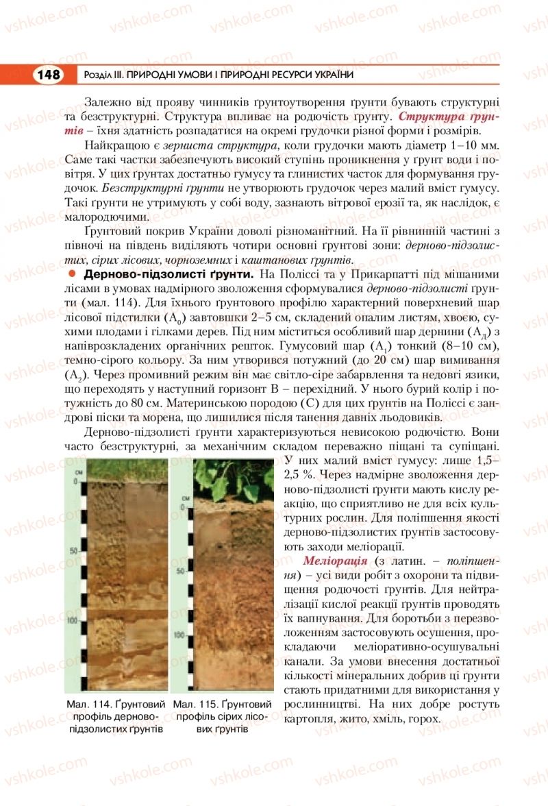 Страница 148 | Підручник Географія 8 клас С.Г. Кобернік, Р.Р. Коваленко 2016