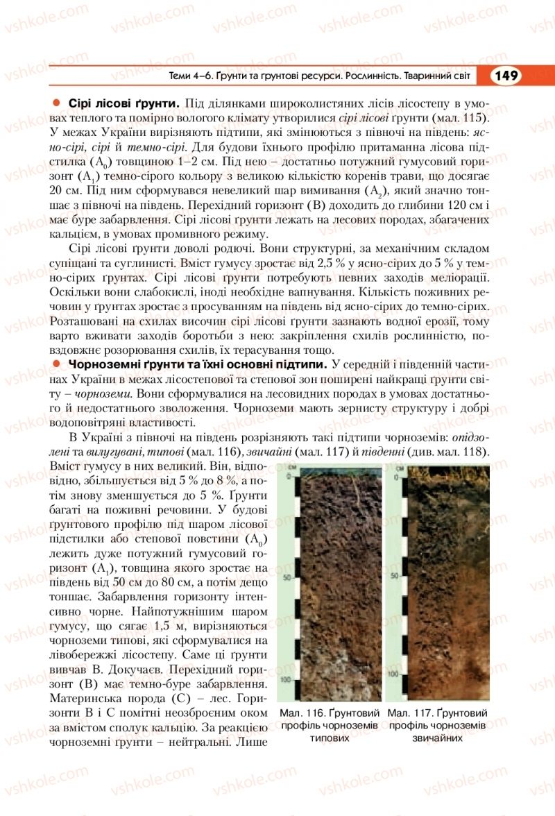 Страница 149 | Підручник Географія 8 клас С.Г. Кобернік, Р.Р. Коваленко 2016