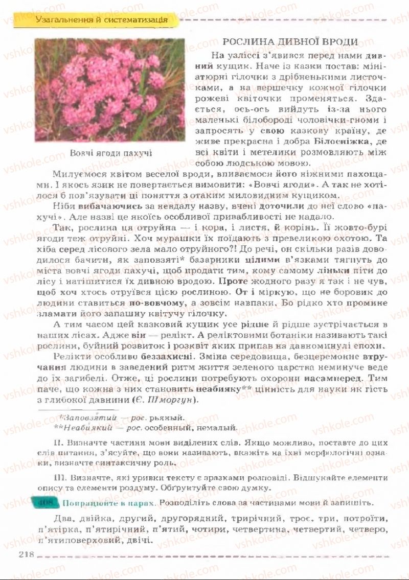 Страница 218 | Підручник Українська мова 11 клас В.В. Заболотний, О.В. Заболотний 2011