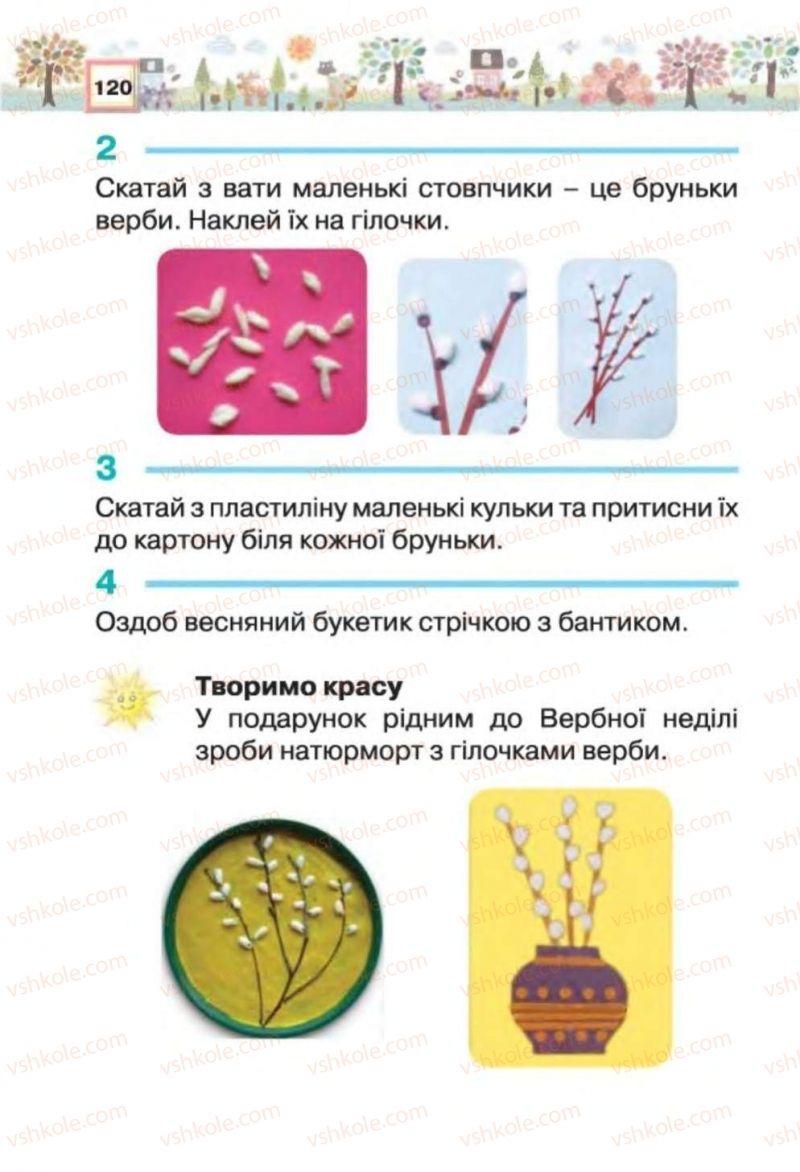 Страница 120 | Підручник Трудове навчання 1 клас В.К. Сидоренко, Н.В. Котелянець 2012