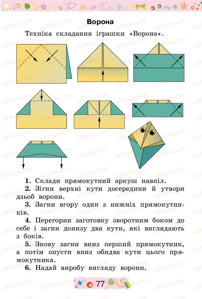 Страница 77 | Підручник Трудове навчання 2 клас І.М. Веремійчик, В.П. Тименко 2012