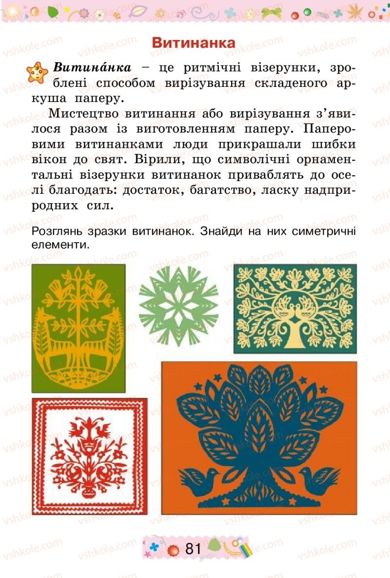 Страница 81 | Підручник Трудове навчання 2 клас І.М. Веремійчик, В.П. Тименко 2012