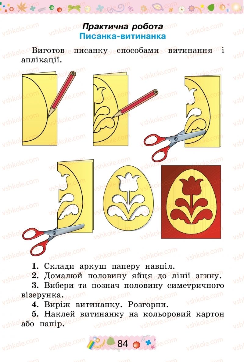 Страница 84 | Підручник Трудове навчання 2 клас І.М. Веремійчик, В.П. Тименко 2012