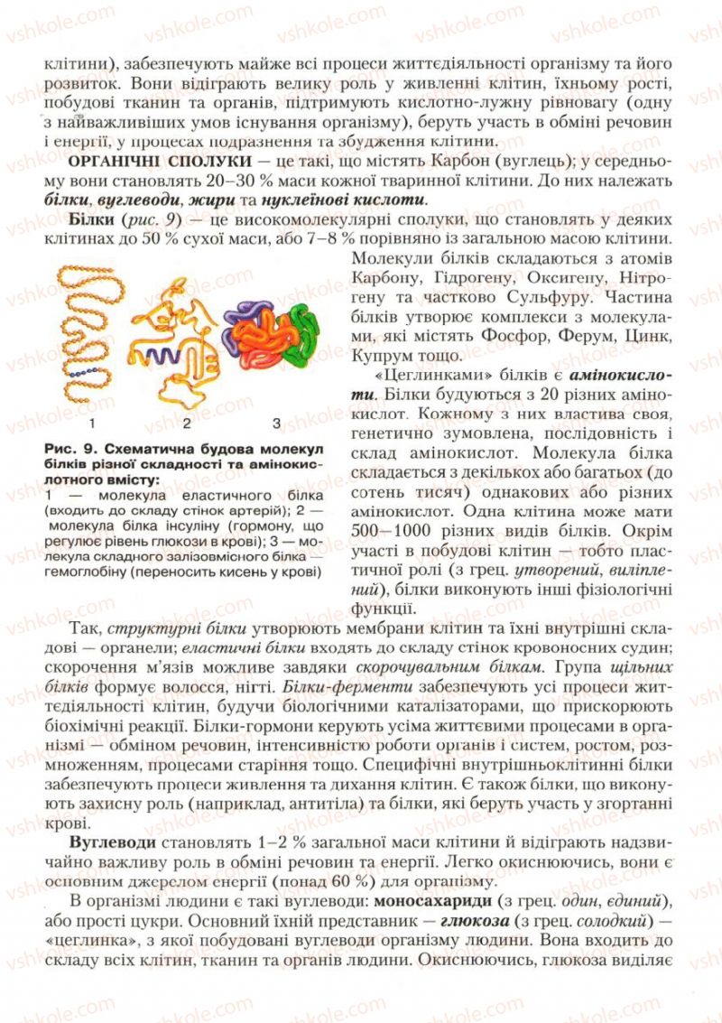 Страница 18 | Підручник Біологія 9 клас С.В. Страшко, Л.Г. Горяна, В.Г. Білик, С.А. Ігнатенко 2009