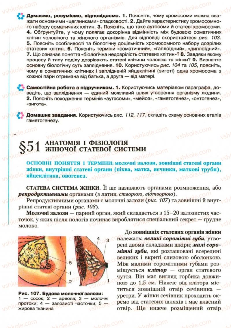 Страница 144 | Підручник Біологія 9 клас С.В. Страшко, Л.Г. Горяна, В.Г. Білик, С.А. Ігнатенко 2009