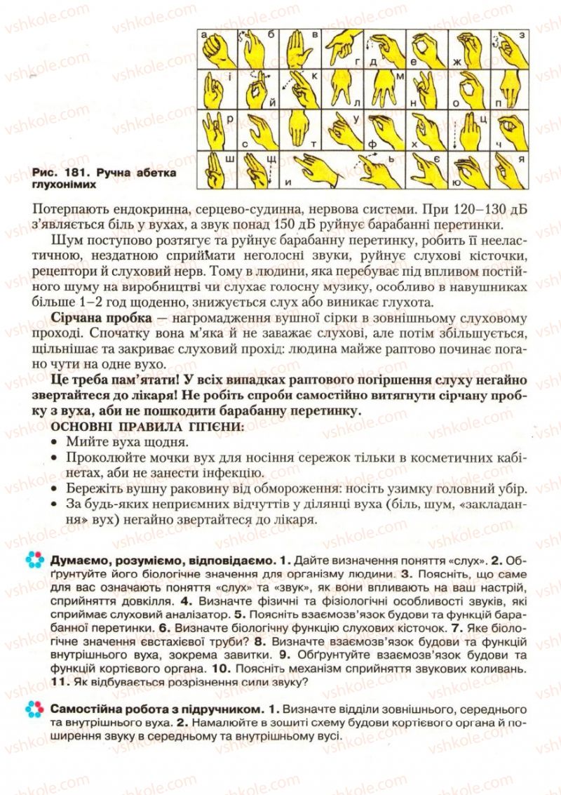Страница 216 | Підручник Біологія 9 клас С.В. Страшко, Л.Г. Горяна, В.Г. Білик, С.А. Ігнатенко 2009