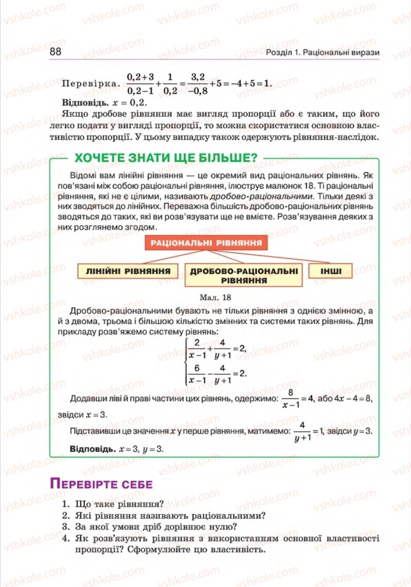 Страница 88 | Підручник Алгебра 8 клас Г.П. Бевз, В.Г. Бевз 2016