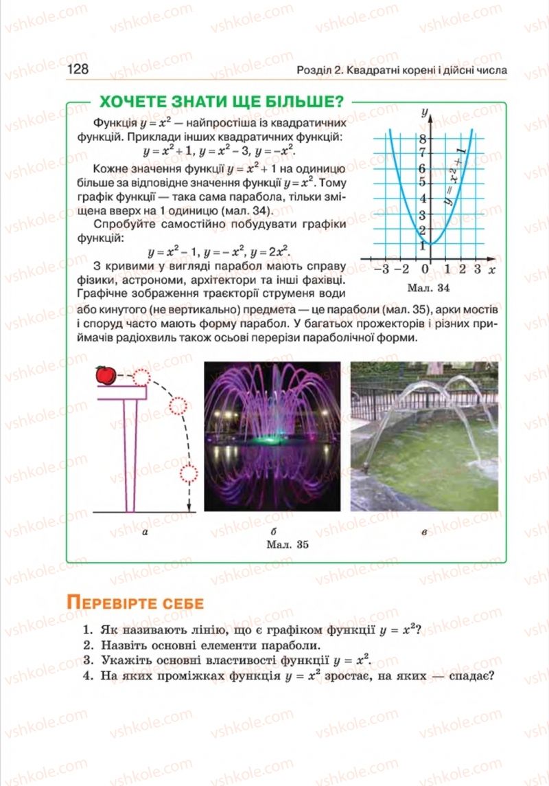 Страница 128 | Підручник Алгебра 8 клас Г.П. Бевз, В.Г. Бевз 2016