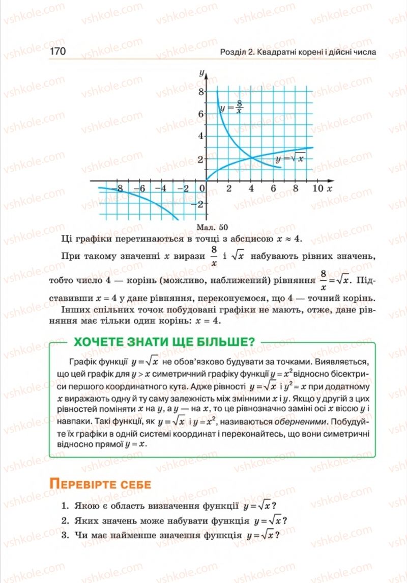 Страница 170 | Підручник Алгебра 8 клас Г.П. Бевз, В.Г. Бевз 2016