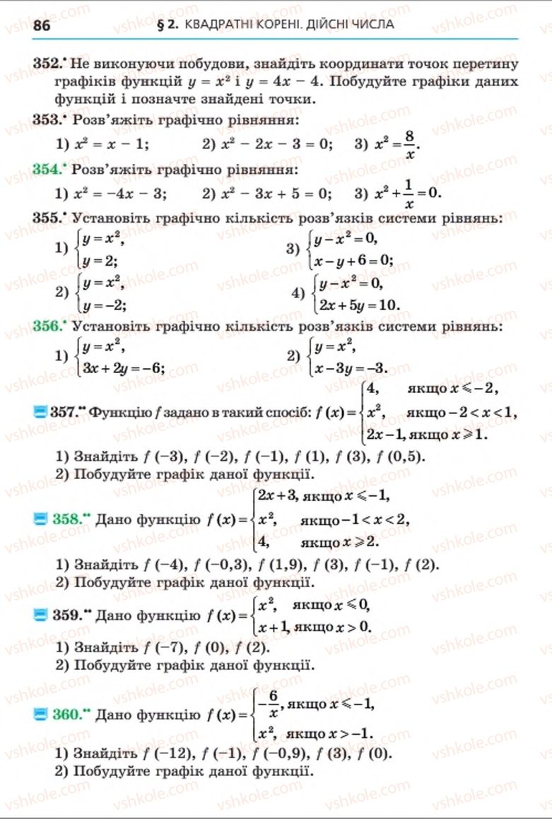 Страница 86 | Підручник Алгебра 8 клас А.Г. Мерзляк, В.Б. Полонський, M.С. Якір 2016