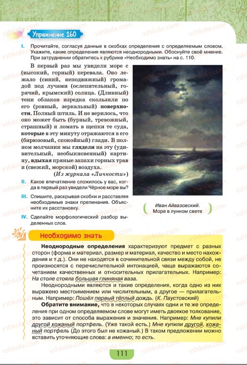 Страница 111 | Підручник Русский язык 8 клас Е.И. Быкова, Л.В. Давидюк, Е.Ф. Рачко 2016