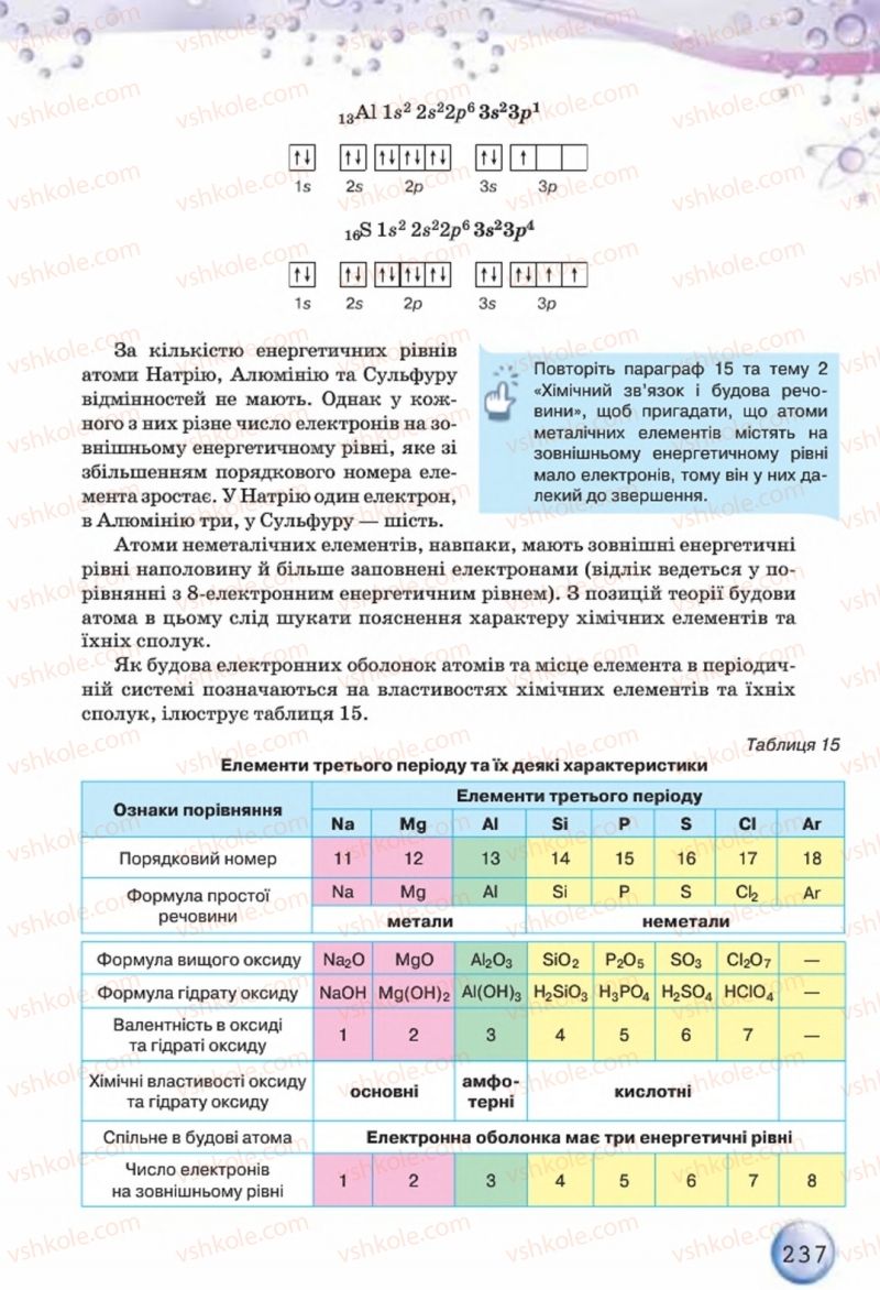Страница 237 | Підручник Хімія 8 клас О.Г. Ярошенко 2016