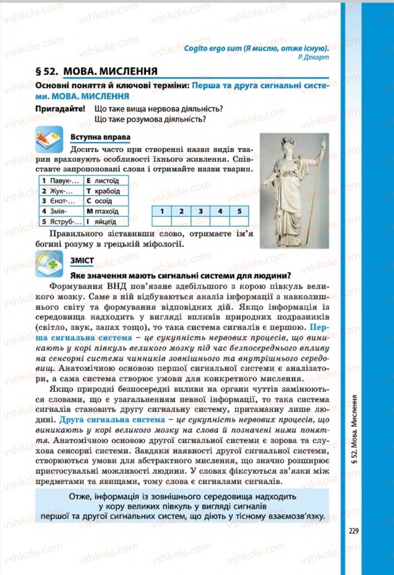 Страница 227 | Підручник Біологія 8 клас В.І. Соболь 2016