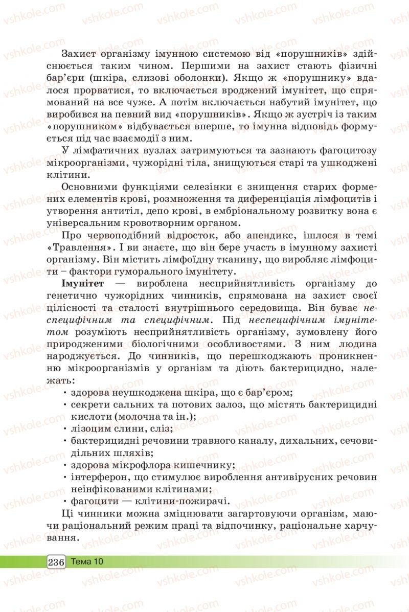 Страница 236 | Підручник Біологія 8 клас О.В. Костильов, С.П. Яценко 2016