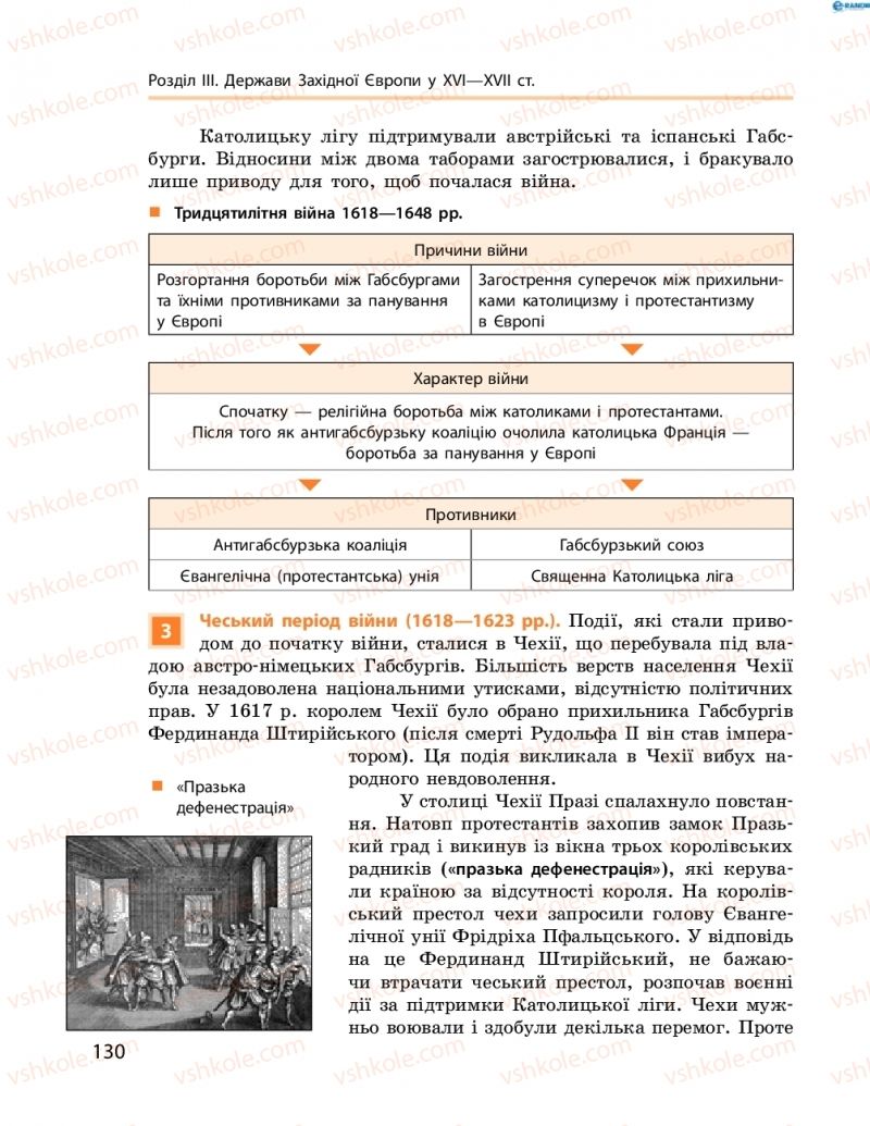 Страница 130 | Підручник Всесвітня історія 8 клас О.В. Гісем, О.О. Мартинюк 2016